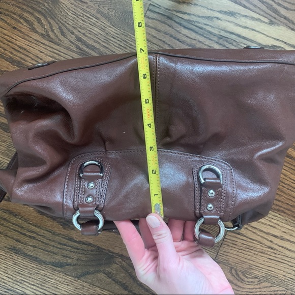 Coach Genuine Brown Leather Handbag - Picture 11 of 12
